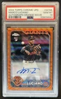 2024 Topps Chrome Update Baseball Orange Wave Marco Luciano #AC-ML PSA 10