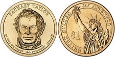 2009-P Zachary Taylor Presidential Dollar 