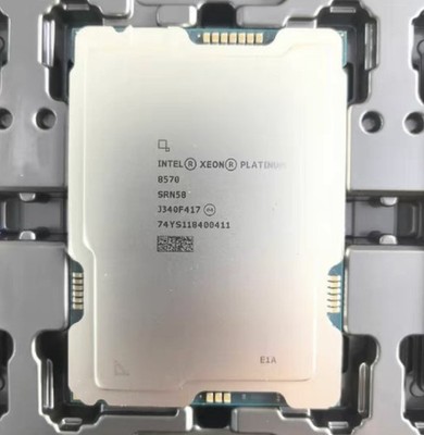 Intel Xeon Platinum 8570 CPU LGA4677 56C/112T300M Cache, 2.10-4GHz Processors