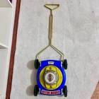 Vintage J. Chein & Co Rotor Mower Tin Litho Metal Push Toy Lawnmower Good Cond.