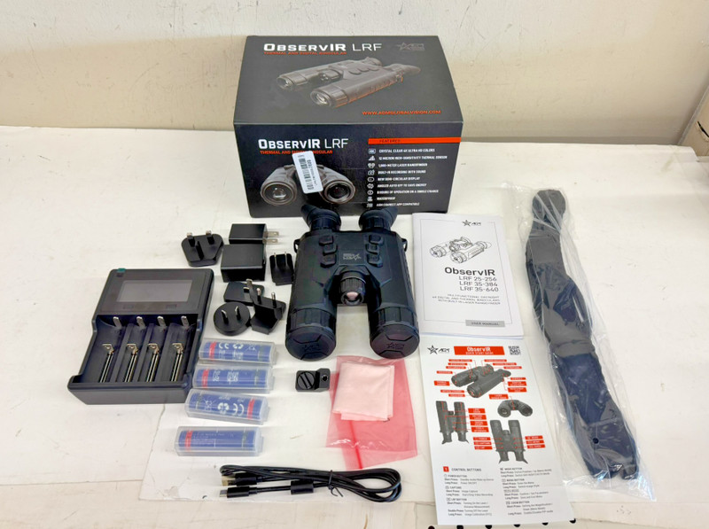 AGM ObservIR LFR 35-384 Dual-Spectrum Thermal/Digital Day/Night Binocular