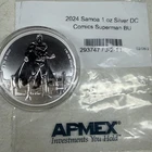 Superman Samoa Reverse Proof Very Rare  Coin 1 Troy Oz .999 Silver 😍