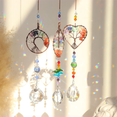 Hanging Crystal Decor Handmade Crystal Window Decoration Car Hanging Accessories - Bild 1 von 16