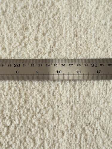 Handwoven craft textured bouclé handmade undyed wool  textiles fabrics 1.8x2.7m - Picture 10 of 10