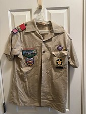 Lot Of Vintage Boy Scouts of America  Shirts, Hats, scarves Etc 60&rsquo;s,70&rsquo;s, 80&rsquo;s