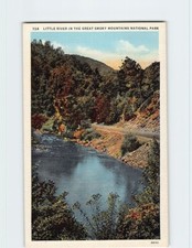 Postcard Little River In The Great Smoky Mountains National Park, Tennessee