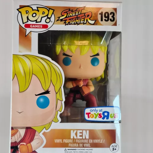 Funko Pop! Street Fighter Ken Figure Toys R Us Exclusive 193 TRU