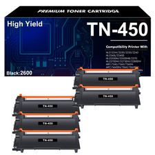 5PK TN450 Toner Compatible with Brother TN-450 TN420 MFC-7360N 7860DW HL-2270DW