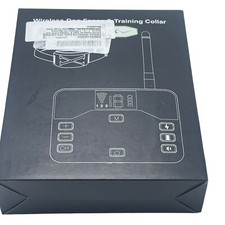 Teqhome Black 2 in 1 Wireless Dog Fence And Training Collar Open Box
