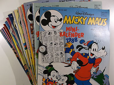 1-52 mit AUSWAHL = Micky Maus Comic Hefte 1989 Nr ohne Beilagen