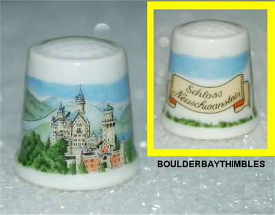 TCC THIMBLE - HUTSCHENREUTHER 'Bavarian Castle' 1993 GERMANY - 8 PHOTOS