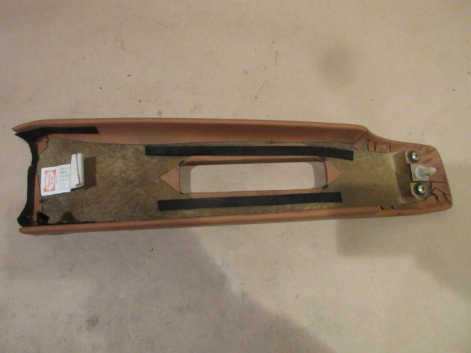 Maserati 4200 Coupe  - LH Upper B-Pillar Cover Trim  Tan  P/N 981210500