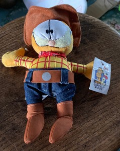 cowboy garfield plush