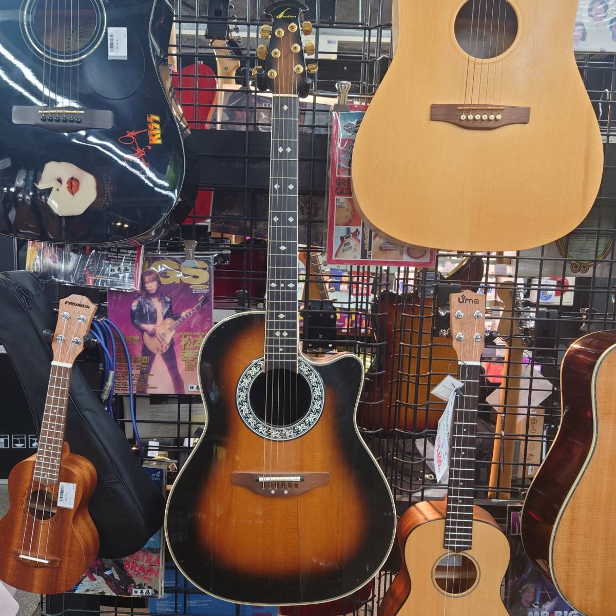 Electric Acoustic Guitar Ovation No.1767 Legend Sunburst USA | eBay