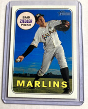 2018 Topps Heritage #435- BRAD ZIEGLER Short Print SP