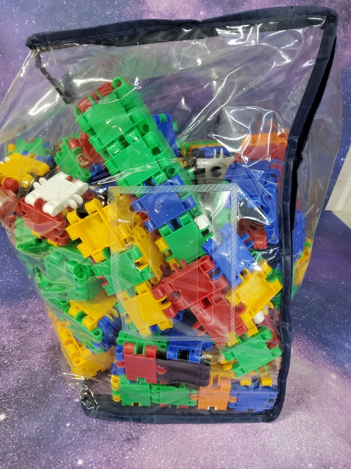 Лот 7,5 фунтов + Clics удивительный полезный цветной строительный игрушечный строительный набор - Изображение 3 из 4