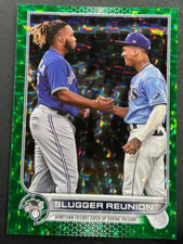 2022 Topps - Vladimir Guerrero Jr. #329 Slugger Reunion - Green Ice /499