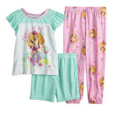 Paw Patrol Toddler Girl 3 Piece Pajama Set - "Proud of Me"