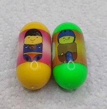 Rare Unlabeled Mighty Beanz Bootleg  Super Bean  Skater Bean
