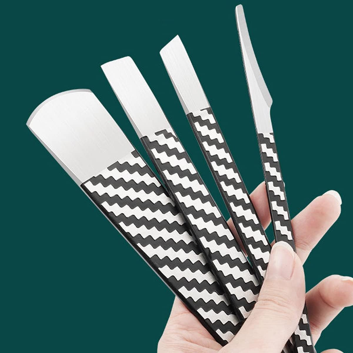 4 Pcs Decorative Foot Knives, Pedicure Knife Set for Ingrown Callus Shaver Feet