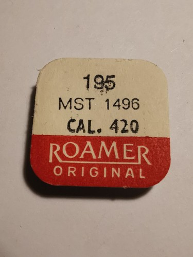Pièce Mouvement Roamer - Ressort De Barillet Cal.424/425 - Pièce 770 - Suisse