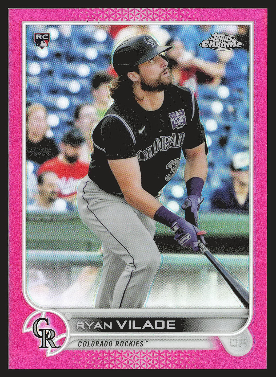 2022 Topps Chrome #85 Ryan Vilade Magenta Refractor #/399 SN,RC