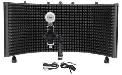Rockville RCM03 Pro Studio Recording Condenser Microphone Mic+Shock Mount+Shield