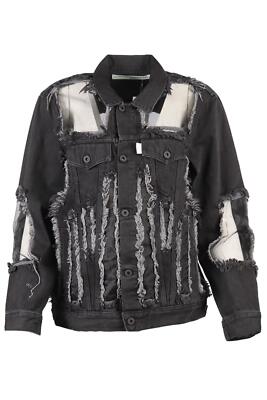 OFF-WHITE C/O VIRGIL ABLOH TULL AND DENIM JACKET XSMALL