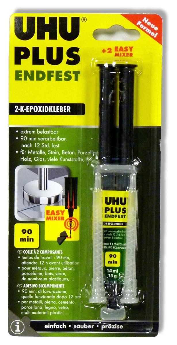 UHU Plus Endfest 2-K-Epoxidkleber UHU Plus Endfest 2-K-Epoxidkleber
