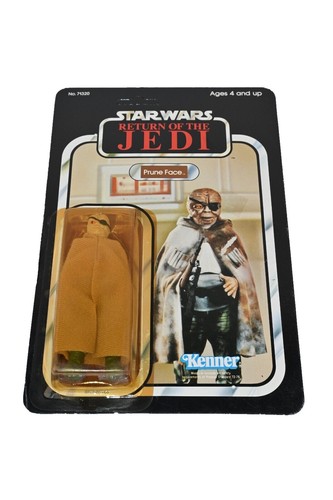 Vintage 1978 Star Wars Blue Snaggletooth in Kenner Bag AFA 85 NM+