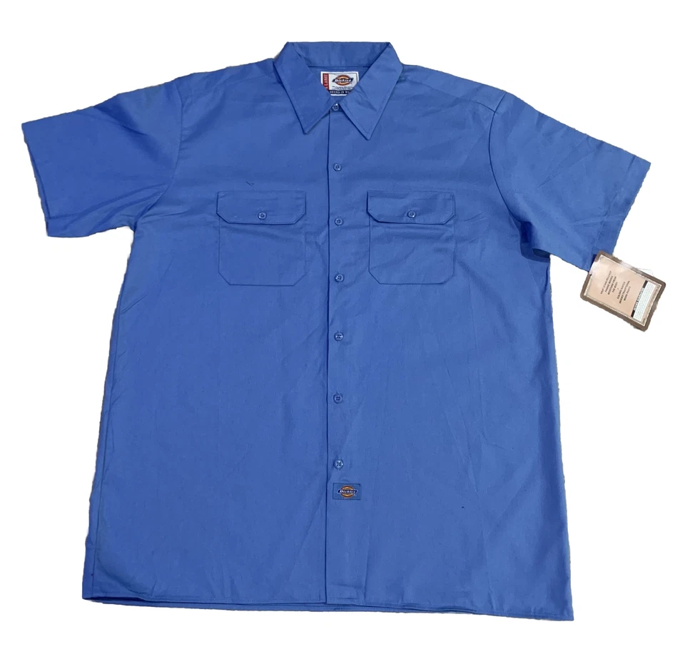 Camisa de Trabajo Y2K Vintage Colores Para Hombre Dickies Manga Corta WS574 L, XL, 2X-5X NUEVA CON ETIQUETAS Foto 4 de 4