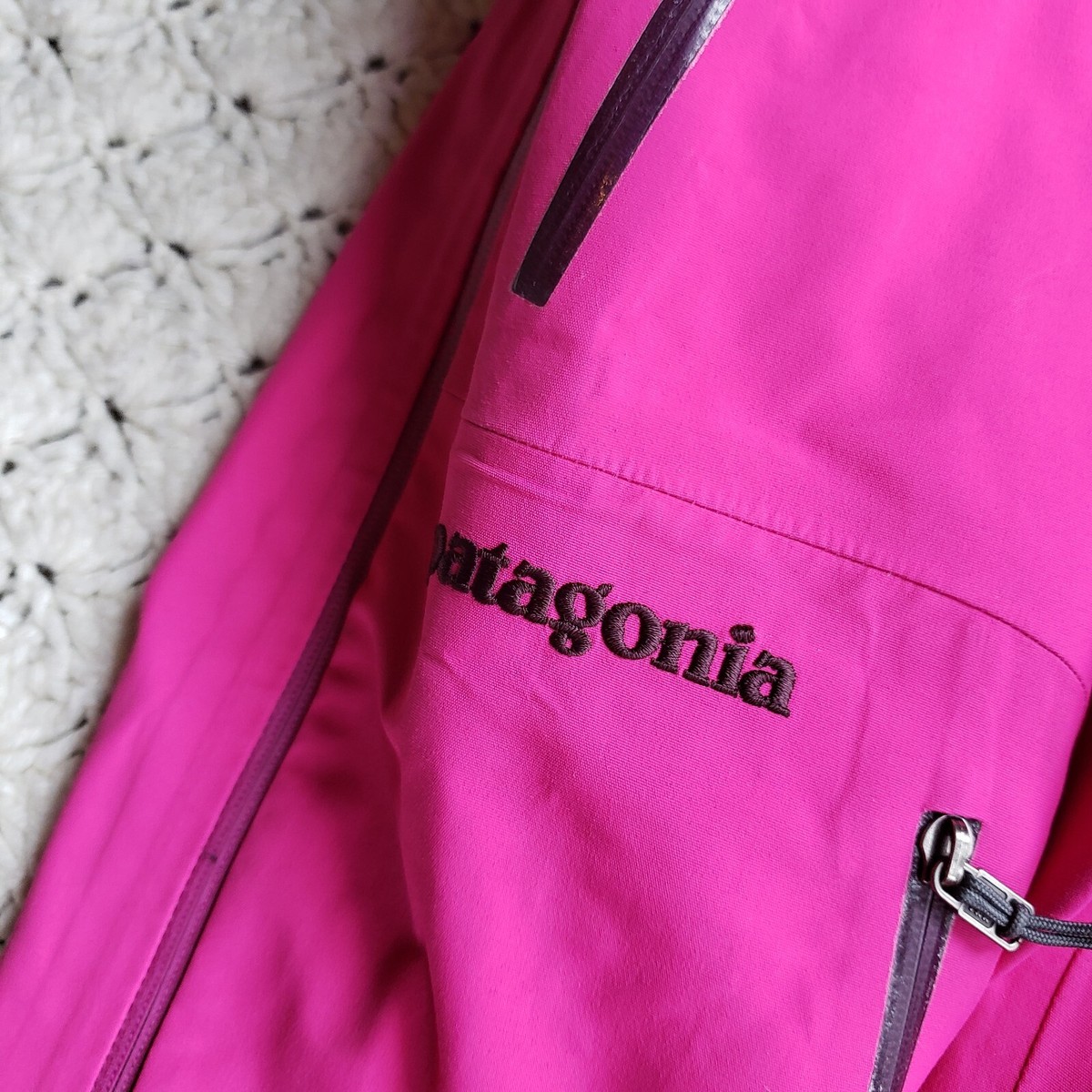 Patagonia Womens Primo Gore-Tex Ski Snowboard Snow Rain Pants Pink