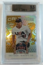 Corey Seager 2015 USA Crusade Gold #25 BGS 9.5 RC #24/25 RARE 