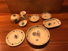 Butterschale Porzellan Fürstenberg Lottine blau weiß, sehr gut erhalten!