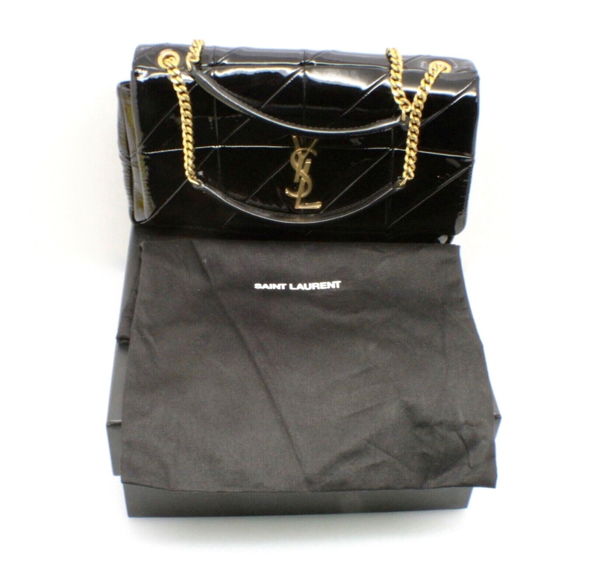 Saint Laurent Jamie Medium Quilted Leather Shoulder Bag YSL Patent - Main Image