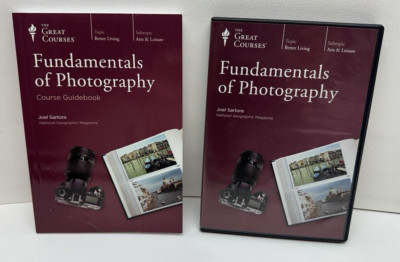 Great Courses Course Guidebook 4 DVDs Fundamentals of Photography Joel Satore