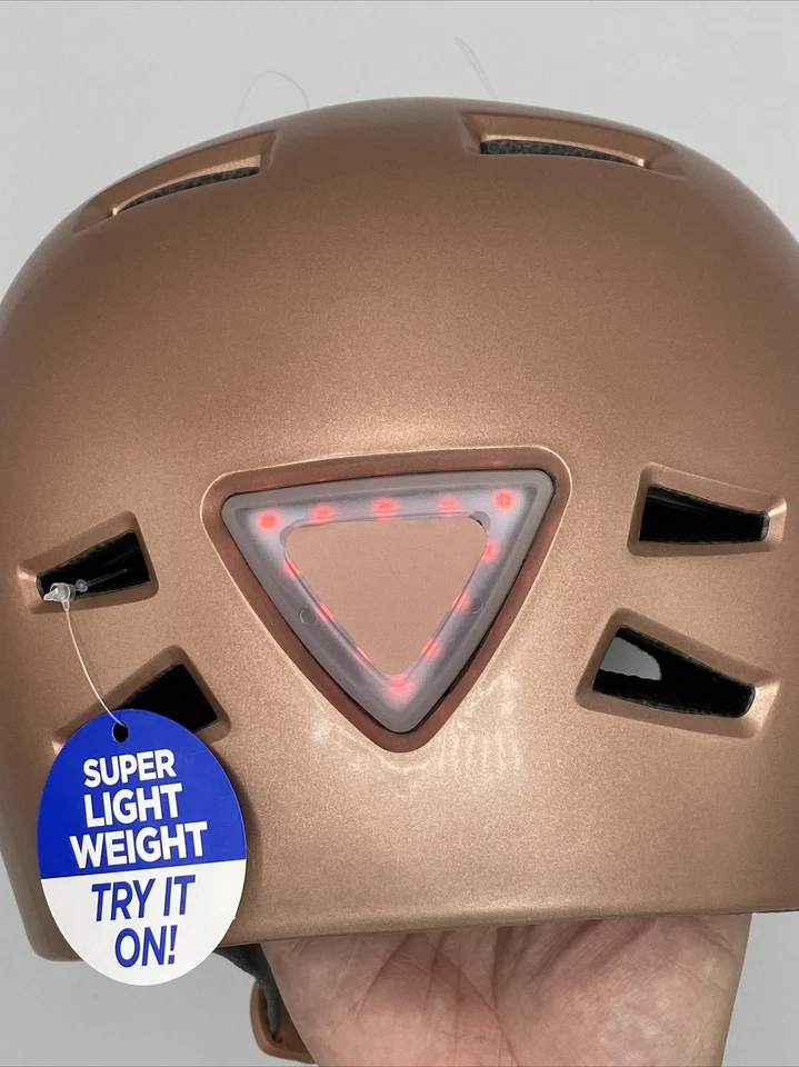 Casco de bicicleta Zéfal Rose con LED de seguridad ~ casco de bicicleta con luz ajustable 14+ Foto 4 de 4