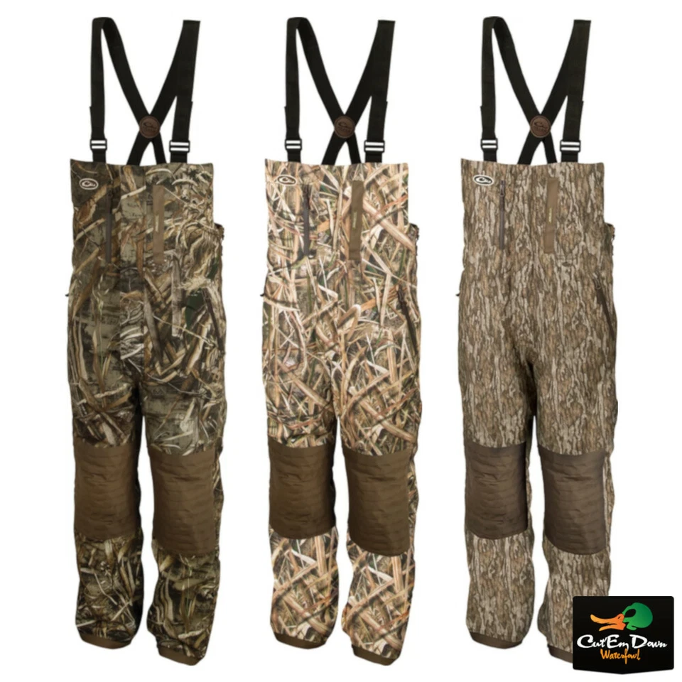 DRAKE WATERFOWL SYSTEMS GUARDIAN ELITE SHELL WEIGHT CAMO BIBS