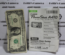Canon PowerShot A410 3.2MP Digital Camera user guide user manual owners manual