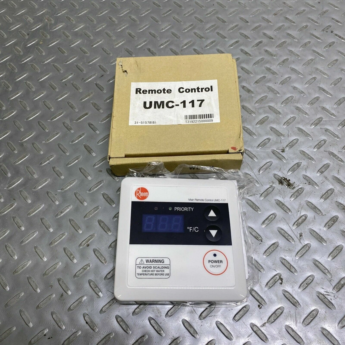Rheem RTG20006DW UMC-117 Tankless Water Heater Wall Remote Controller  (Z-110) | eBay