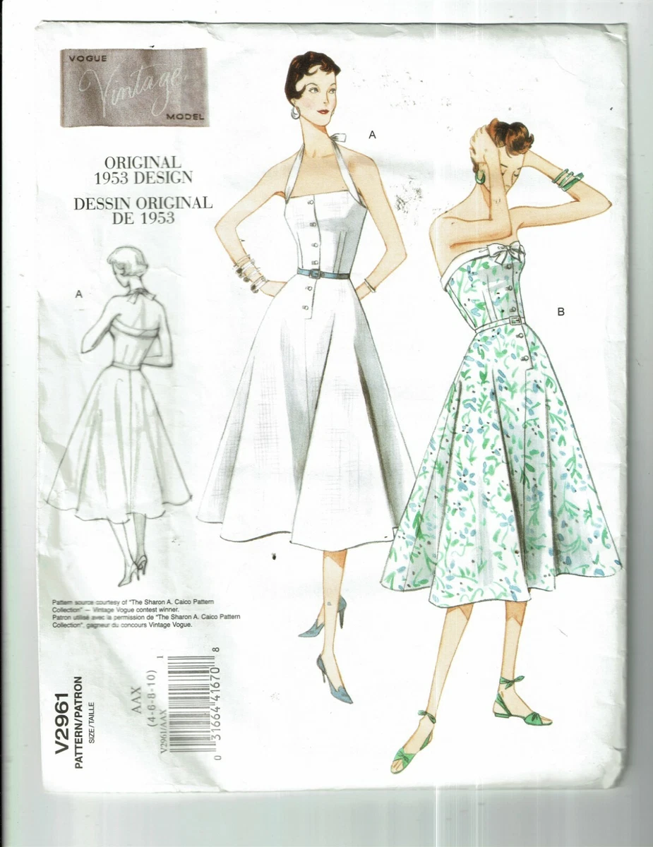 Vintage vogue dresses cheap