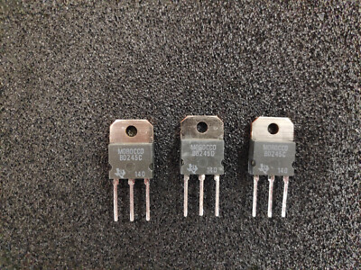 4 Stück/pcs- BD245C - Texas Instruments TO218 NPN Power Transistor 100V 10A 80W