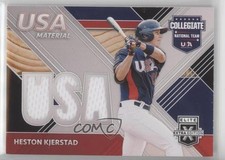 2020 Panini Elite Extra Edition USA Baseball Material Black Heston Kjerstad 4l3