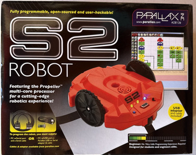 2010 Parallax S2 Robot The Propeller Multi-Core Processor New in box