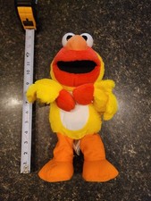 13" Sesame Street Chicken Dance Elmo Animated Singing Chick Easter 2024