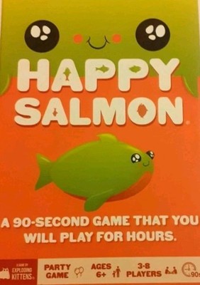 Happy Salmon - Kartenpartyspiel von Exploding Kittens komplett sehr guter Zustand