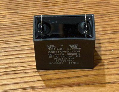 Starting Capacitor Part# WB27X45119 for GE Model UVM9125ST3SS Microwave Shelf M