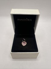 *  Authentic Pandora Sparkling Love Pendant Charm Rose Collection 380366PCZ 