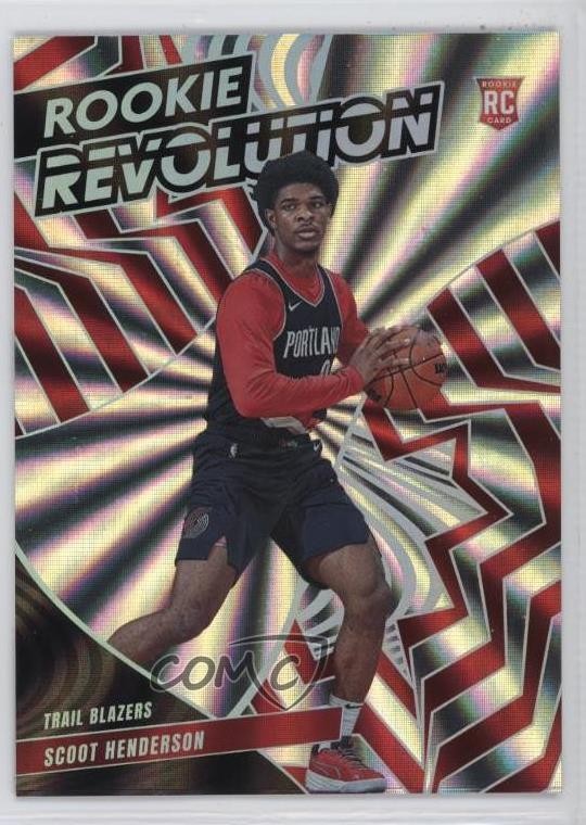 2023-24 Panini Revolution Rookie Sunburst 38/75 Scoot Henderson #11 RC 10yl