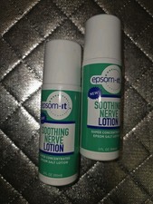 Epsom-It Soothing Epsom Salt Nerve Muscle Roll-on Lotion 3 oz Lot Of 2